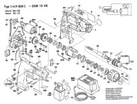 Bosch 0 601 930 503 Gsb 12 Ve Cordless Impact Drill 12 V / Eu Spare Parts